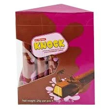 Olympic Knock Chocolate Coated Wafer Biscuits
