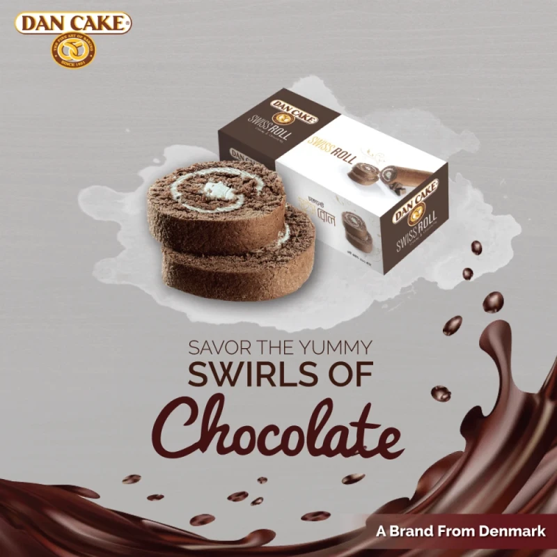 Dan Cake Swiss Chocolate Roll 140g